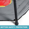 Trambulina cu plasa de protectie, metal + textil, 124x140 cm, 3 ani+