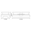 Set 2 boluri inox cu suport si inclinare reglabila pentru hrana animalelor