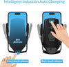 Suport auto pentru telefon cu Încarcare Rapida Wireless 15W, montare pe grila de Aer, compatibila cu toate telefoanele mobile