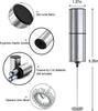 Mini mixer de facut spuma lapte, din otel inoxidabil, pe baterii, pentru cafea latte, cappuccino, ciocolata calda