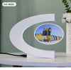 Rama foto plutitoare care leviteaza magnetic, cu suport iluminat