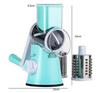 Razatoare manuala pentru legume Tabletop Drum Grater, 3 lame interschimbabile