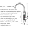 Robinet electric instant din inox, cu display si rotire 360 grade, 3000W