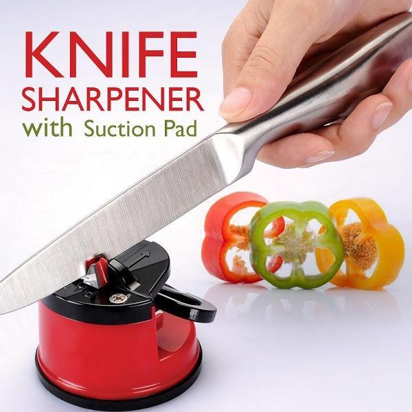 Set 2 x ascutitor Sharpener, ventuza de prindere