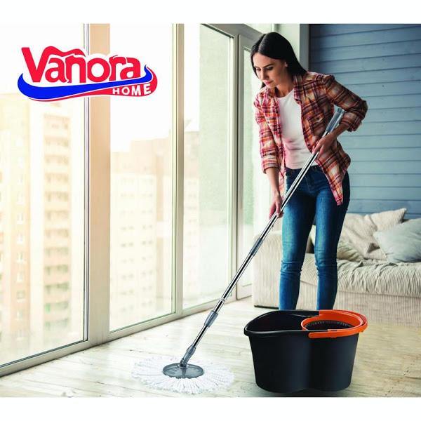 Mop rotativ cu galeata Ertone 17 litri cu functie de stoarcere