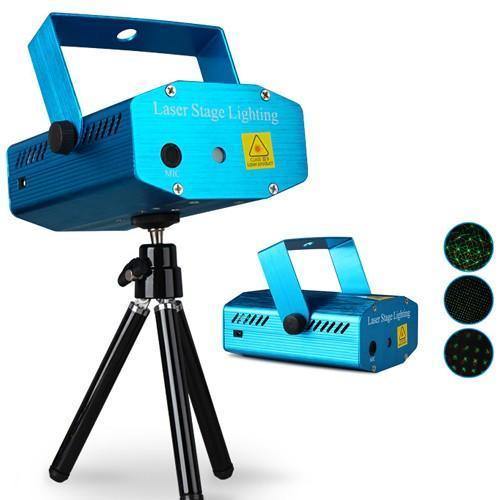 Mini Proiector laser cu 2 diode - rosu si verde