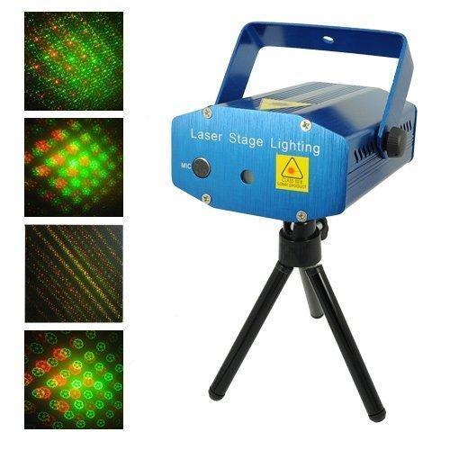 Mini Proiector laser cu 2 diode - rosu si verde