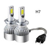Set 2 becuri auto LED C6 H7, 7600 lumeni, 36 w